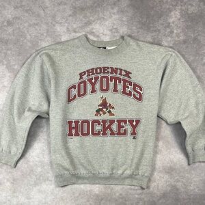 [96] Vintage 90's Starter Arizona Coyotes Gray Crewneck
Sweatshirt Sz XL